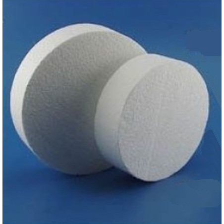 Base tonda di polistirolo 22 cm alt 5 cm