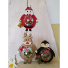 Fustella M Renna di Babbo Natale con spazio per sfera decorativa
