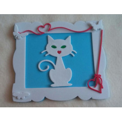 Fustella metallica Gatto con fiocco