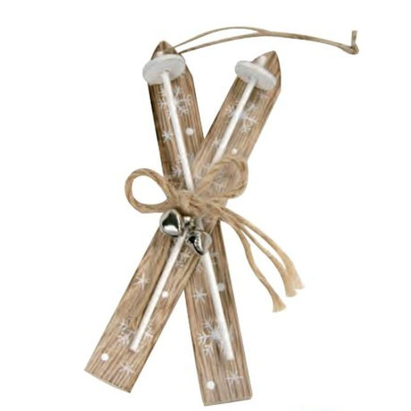 Sci di legno decorativi 15x6 cm