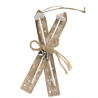 Sci di legno decorativi 15x6 cm