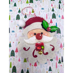 Fustella XL Viso Babbo Natale