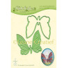 Fustella metallica Leane Creatief patch butterfly