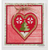 Fustella metallica Marianne Design Craftables cross stitch heart