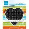 Fustella metallica Marianne Design Craftables cross stitch heart