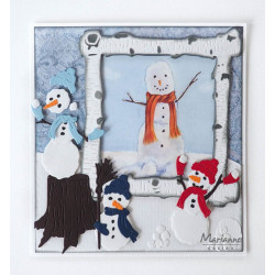 Fustella metallica Marianne Design Creatables Tiny's Frosty snowmen