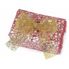 Rotolo di rete decorativa con glitter colore a scelta 1 metro