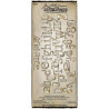 Fustella Sizzix Tim Holtz Alterations BIGz XL Alfabeto World Play