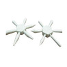 Doppio bulino in plastica con 12 punte 2x6