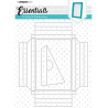 Fustella metallica Studio Light cutting & embossing die Big frame nr 209
