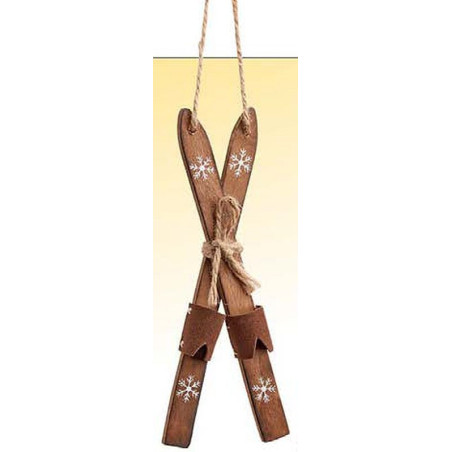 Sci di legno decorativi 15x4 cm