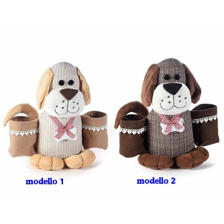 Cane in feltro con tasche portatelecomando modello a scelta