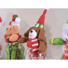 Barattolo contenitore natalizio con peluche modello a scelta