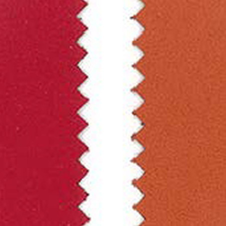 Tessuto in similpelle scamosciato50x70 rosso arancio