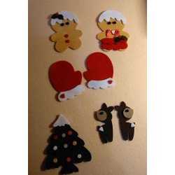 Fustella XL Guanti Ginger Albero e Renne