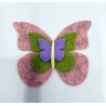 Fustella M Tris di farfalle bordi lisci