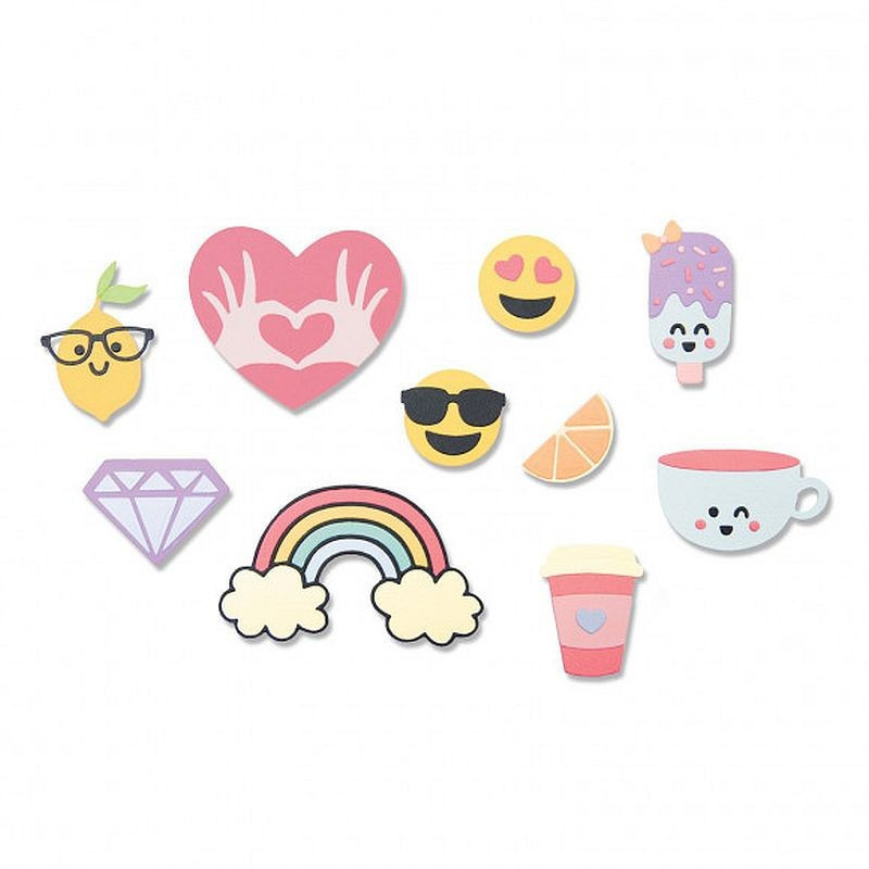 Fustella Sizzix Thinlits Spring icons