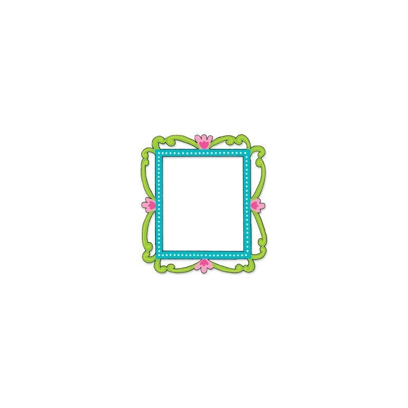 Fustella Sizzix Originals Cornice con fiori e vite