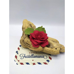 Fustella M Rosa bianca