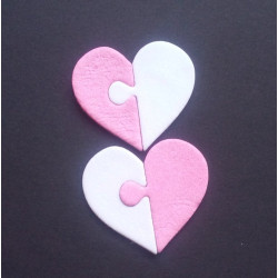 Fustella metallica Cuore puzzle