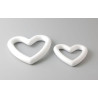 Cuore di polistirolo aperto 20 cm