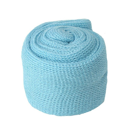 Tubolare mini colore azzurro 3,5x100 cm