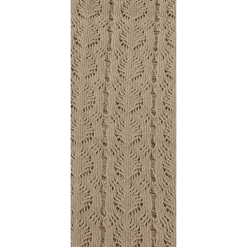 Tubolare pizzo colore tortora 100 cm