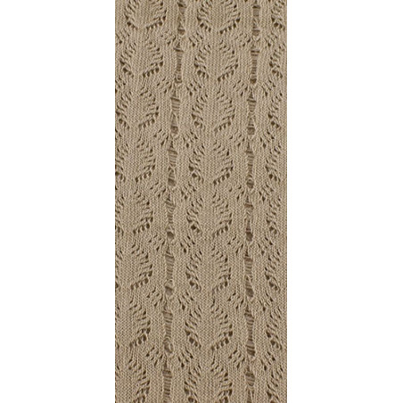 Tubolare pizzo colore tortora 100 cm