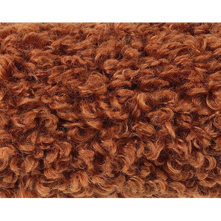 Nastro peluche riccio colore marrone 2 mt x 22 cm