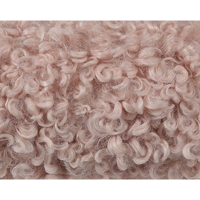Nastro peluche riccio colore rosa 2 mt x 22 cm