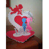 Fustella M Bimbi Innamorati e Cupido