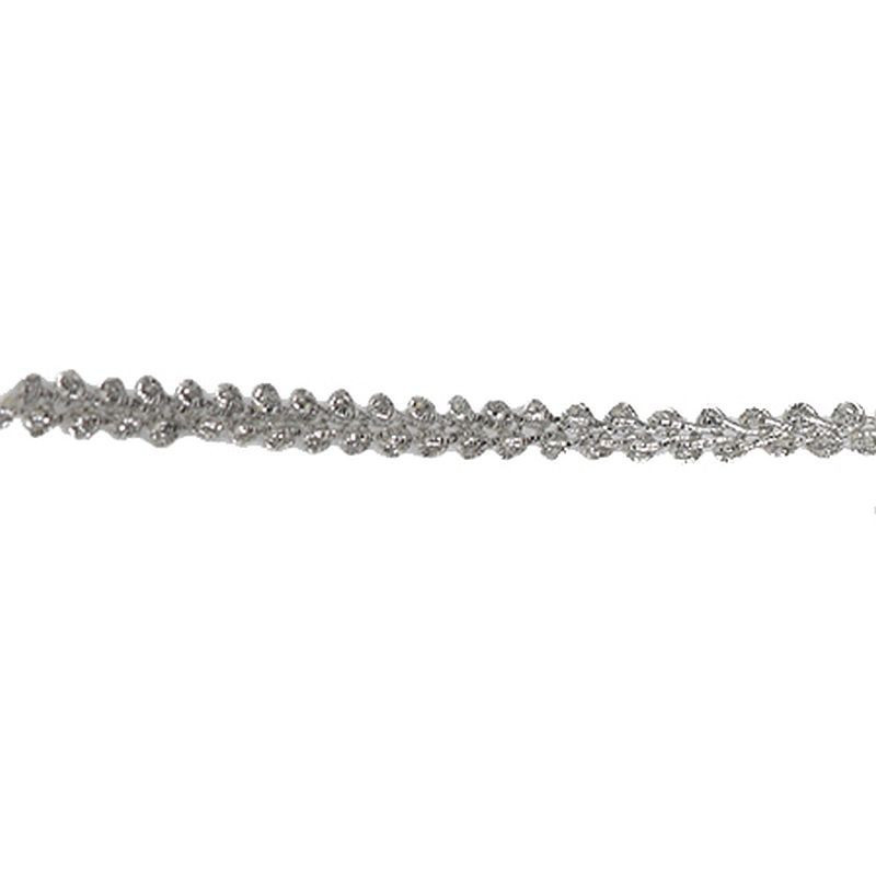 Nastro RICH colore argento 1 metro x 8 mm