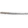 Nastro RICH colore argento 1 metro x 8 mm