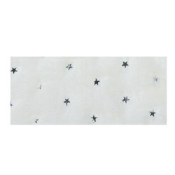 Nastro peluche stelline colore bianco 2 metri x 24 cm
