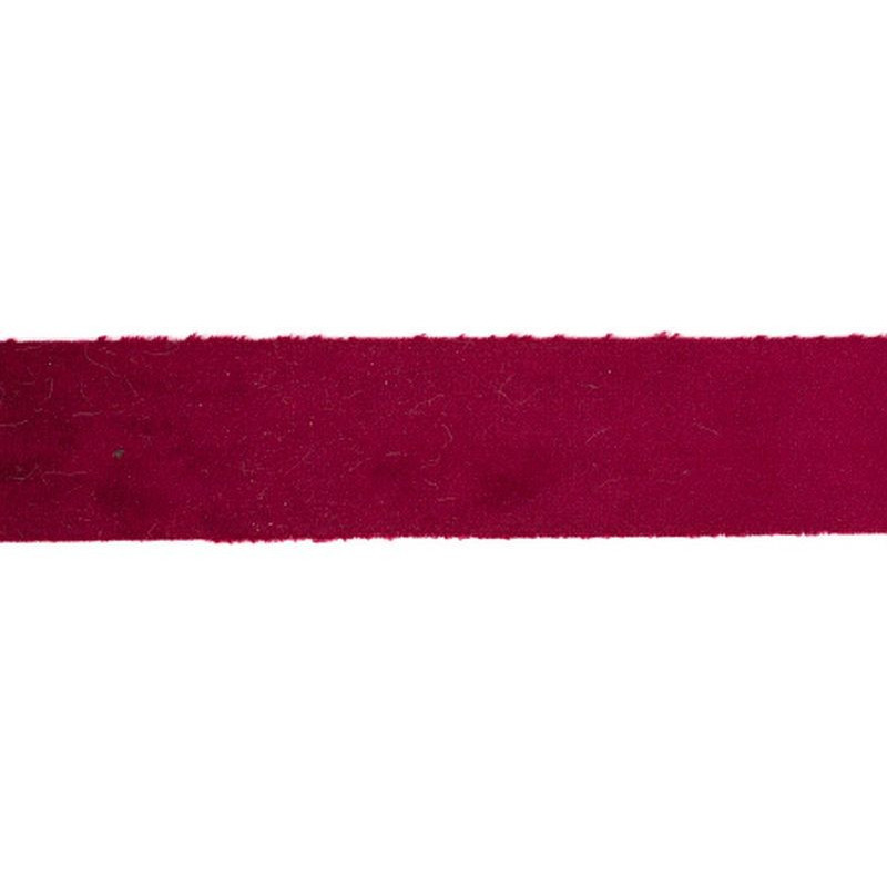 Nastro Velvet colore bordeaux 1 metro x 4 cm