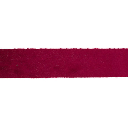 Nastro Velvet colore bordeaux 1 metro x 4 cm