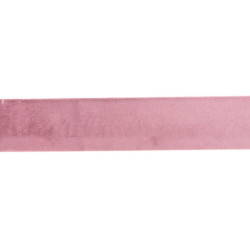 Nastro Velvet colore rosa 1 metro x 4 cm