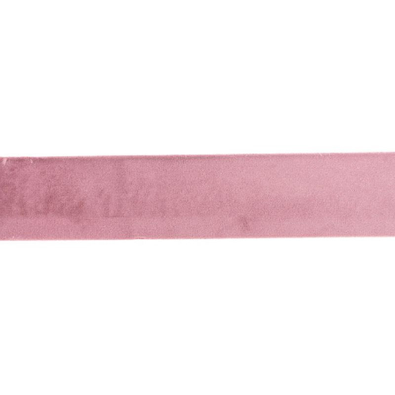 Nastro Velvet colore rosa 1 metro x 4 cm
