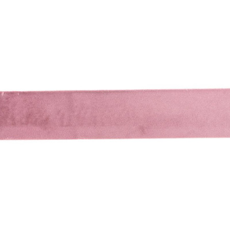 Nastro Velvet colore rosa 1 metro x 4 cm