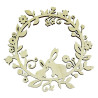 Ghirlanda Primavera in legno diam. 25 cm x 7 mm