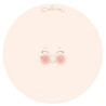 Viso stampato su tessuto Celine 7,5 cm per sfere e uova da 4 cm