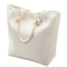 Borsa bianco sporco 45x35x14 cm.