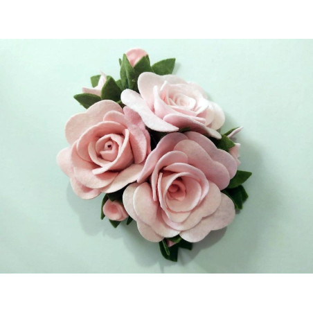 Fustella M Rosa e bocciolo