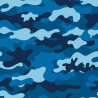 Tessuto per mascherine Interlock 50x40 cm camouflage