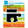 Fustella metallica Marianne Design Craftables Puzzle piece