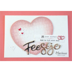 Fustella metallica Marianne Design Craftables Punch die puzzle