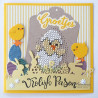 Fustella metallica Marianne Design Craftables Cross stitch Easter egg