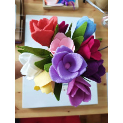 Fustella M Tulipano 3D con foglia