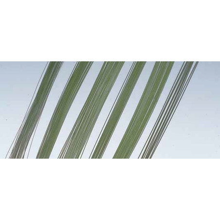 Filo di ferro 0,4 mm x 30 cm 60 pezzi colore verde