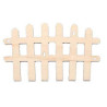 Steccato in legno 12,5 cm puzzle 3D